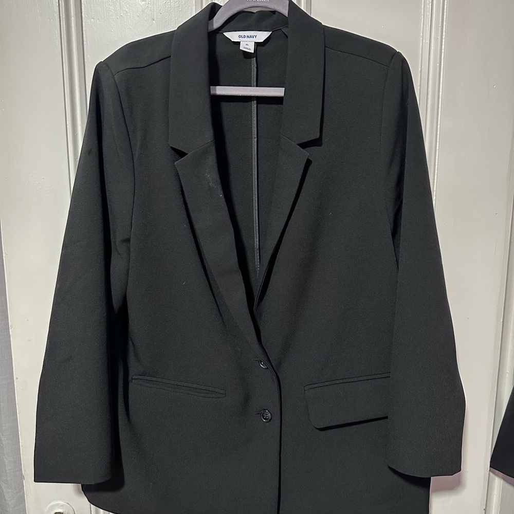 Old Navy Black Blazer Modern Relaxed Fit